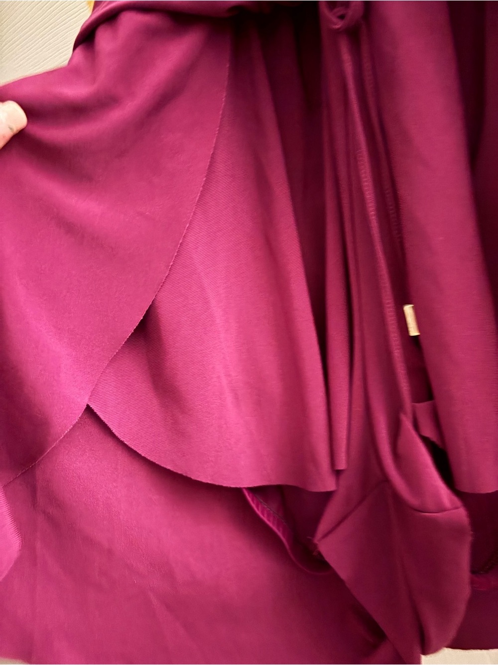 Magicsuit Plum Halter High-Low Wrap Dress - Picture 2 of 10